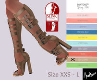 .: MB :. Gladiator Boots  ~ Pantone Spring 2016 ICED COFFEE