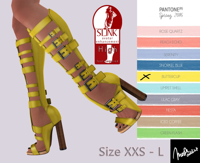 .: MB :. Gladiator Boots ~ Pantone Spring 2016 BUTTERCUP