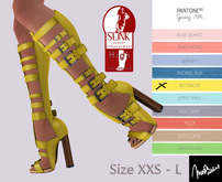 .: MB :. Gladiator Boots ~ Pantone Spring 2016 BUTTERCUP