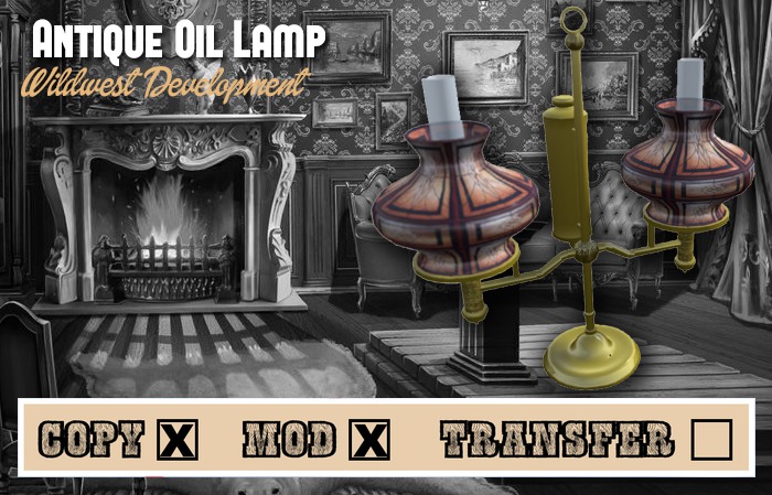 Antique Oil Lamp