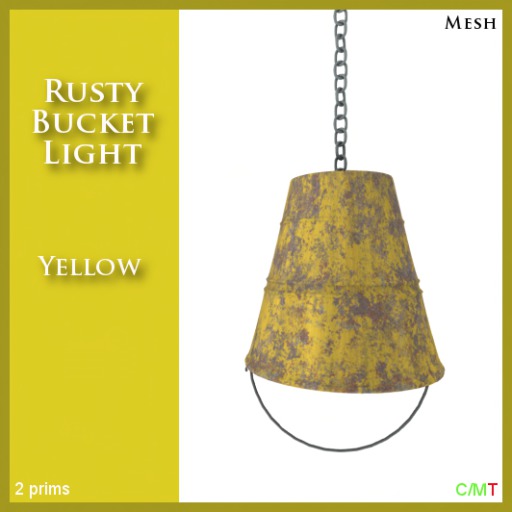 Rusty Bucket Light - Yellow