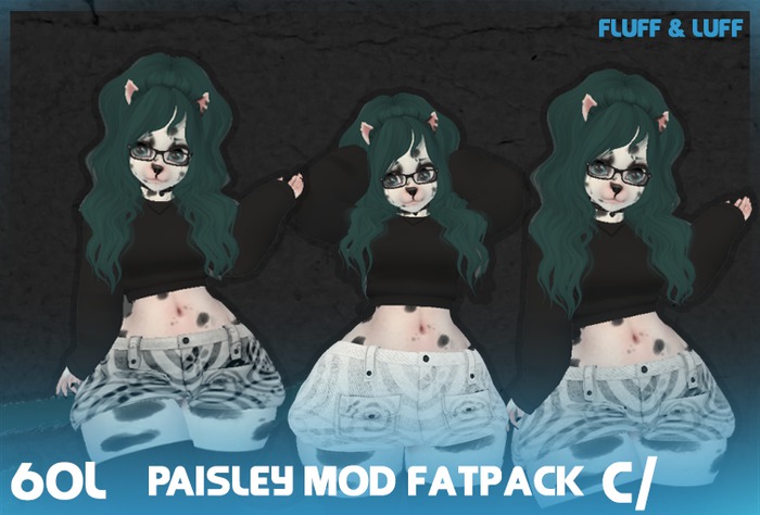 Fluff & Luff - Paisley Miniskirt Mod Fatpack (Boxed)