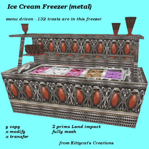 Ice Cream Freezer (metal) box