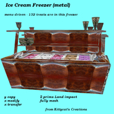 Ice Cream Freezer (wood) box