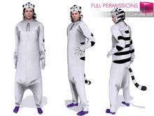 Full Perm Classic Rig Male Neko Kigurumi Party Animal Costume Onesie for Classic Avatars