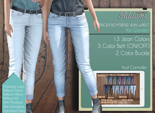 Addams // Ginger Boyfriend Jean w/Belt // FATPACK