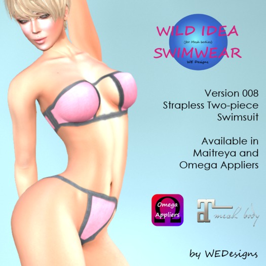 Wild Idea Swimwear for Women - 008 - Pink