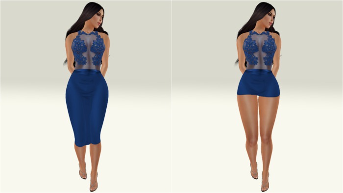 *BLACK FRIDAY*.:PBP:.Alaia Dress Sapphire