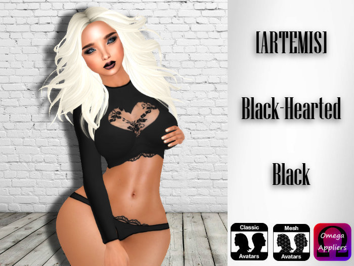 [ARTEMIS] Black-Hearted ~ Black (Box)