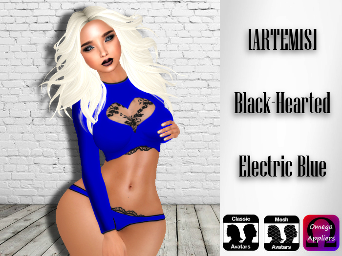 [ARTEMIS] Black-Hearted ~ Electric Blue (Box)