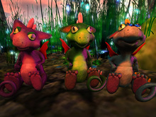 Bliensen + MaiTai - Dragonbaby Vigdis - rezzable and huggable dragon - pet or home decor
