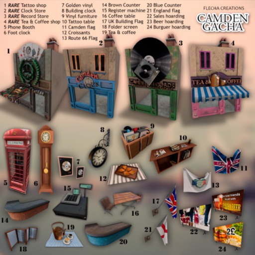 FLECHA Camden foot clock