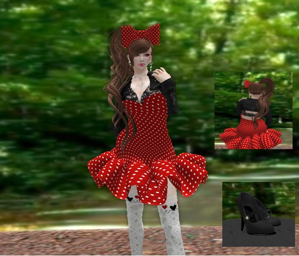 *Sweet CAT* 50's Tutu red