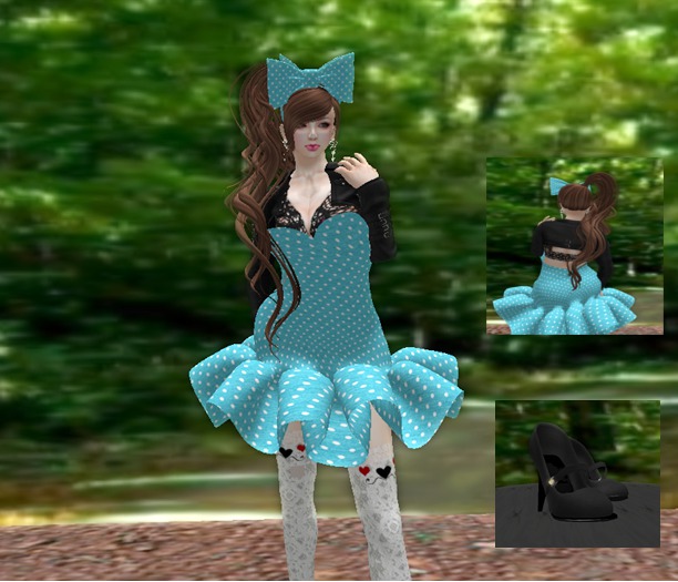 *Sweet CAT* 50's Tutu blue