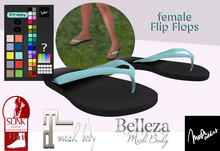 .: MB :. Flip Flops [Slink  Maitreya  Belleza] w/ multicolorHUD