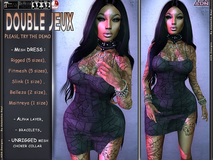[AdN] DOUBLE JEUX (RIGGED FITTED SLINK BELLEZA MAITREYA)