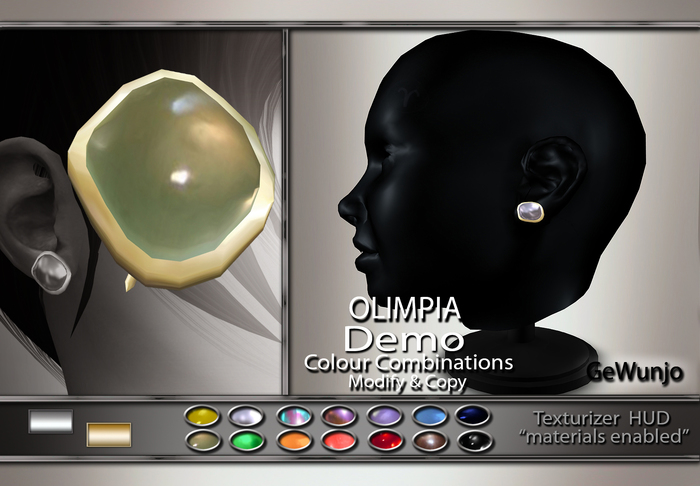 GeWunjo : OLIMPIA opal earrings DEMO