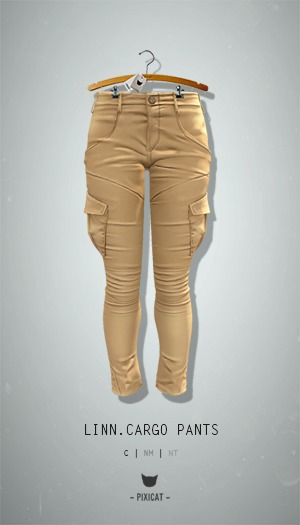 -Pixicat- Linn Cargo Pants (Khaki)
