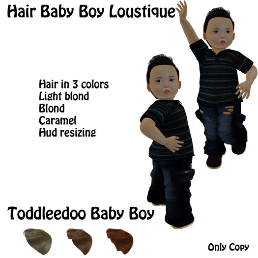Toddleedoo Hair Loustique Blond Demo