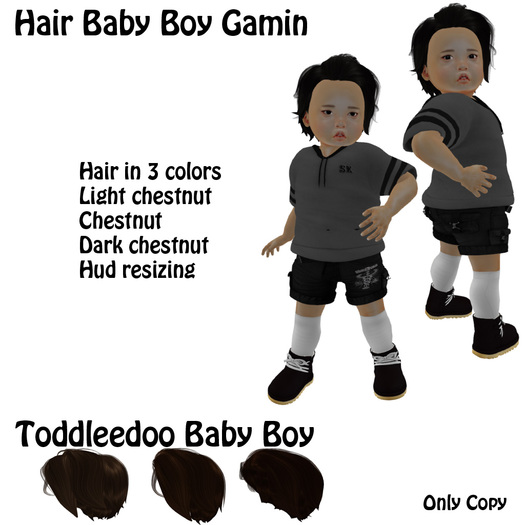 Toddleedoo Hair Gamin Chestnut