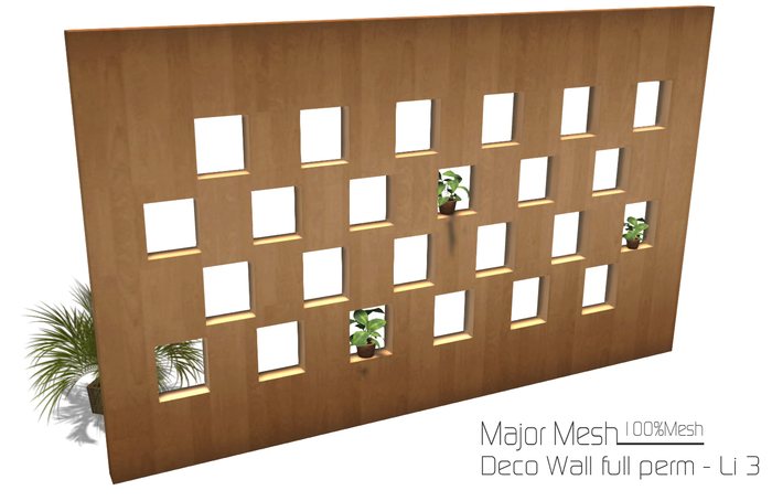 Major Mesh - Wall full perm Li3 8x5x.25