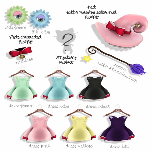 *Tentacio* Clara witch dress M lilac