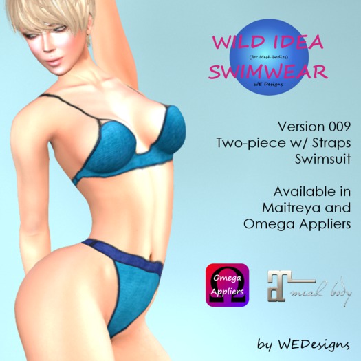 Wild Idea Swimwear for Women--009--teal