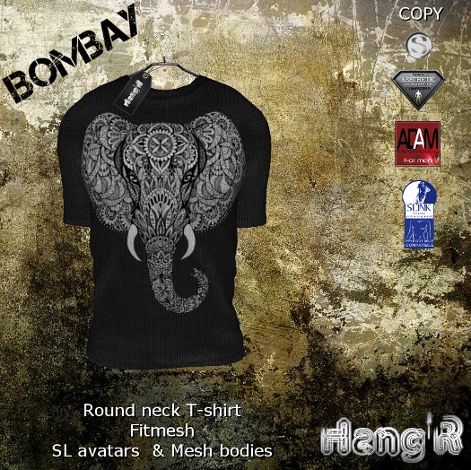 [Hang'R] Bombay T-shirt (black) fitmesh