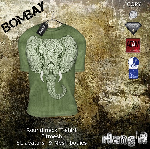 [Hang'R] Bombay T-shirt (khaki) fitmesh