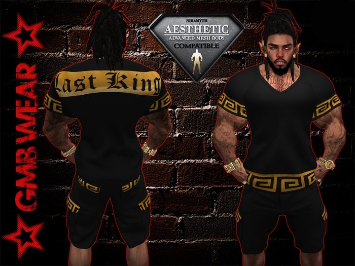 GOLDEN LAST KING OUTFIT