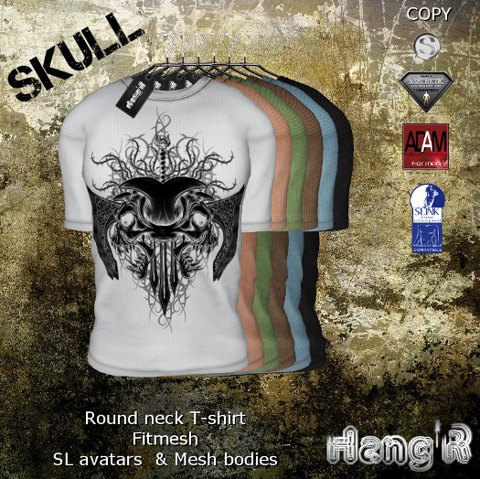 [Hang'R] Skull T-shirt fatpack