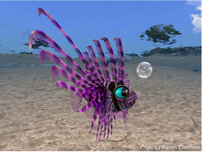 (7S) UltraRare Fish: Purple Lionfish