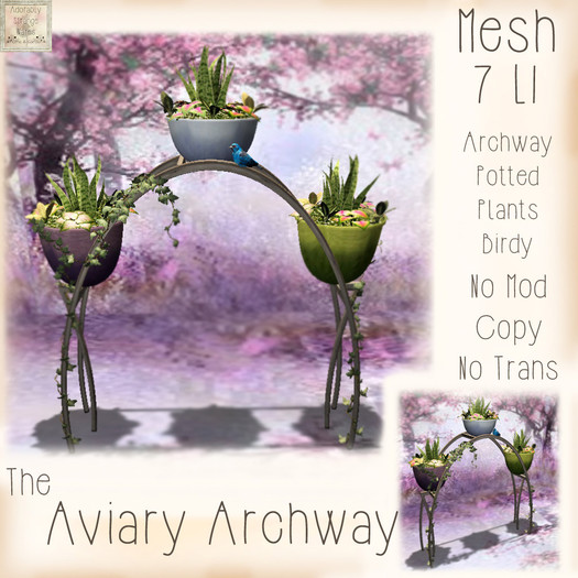 ~ASW~The Aviary Archway Giftbag