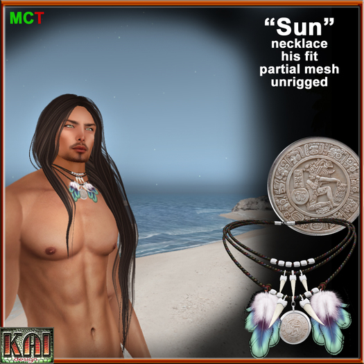 *KD* Sun necklace for him