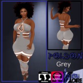 {BN} Poison Catsuit - Grey