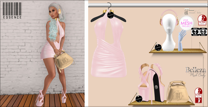 :ESSENCE: TABATA OUTFIT'PINK/GOLD