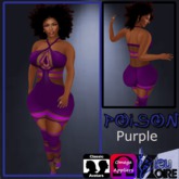 {BN} Poison Catsuit- Purple