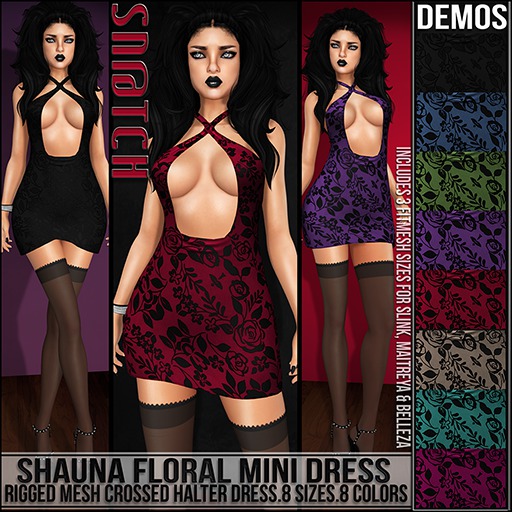:::Sn@tch Shauna Mini Dress (All Colors/Sizes-COPY):::