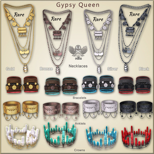 [The Forge] Gypsy Bracelets, Black