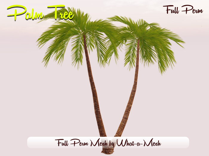[WaM] Palm Tree 1 - Full Perm Mesh