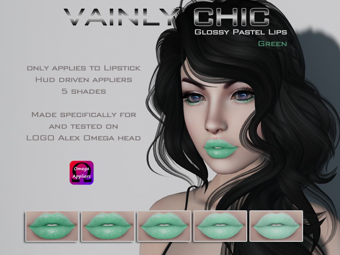 Vainly Chic: Pastel Glossy Green