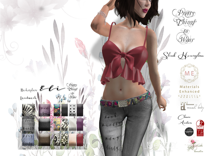 .::Pretty Things::. Eli Jeans & Ruffled Blouse