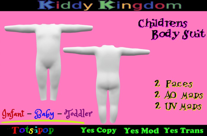 (KK) Childrens Body Suit Box