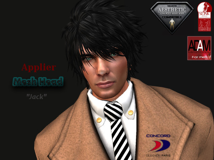 ::::CONCORD:::: Applier Mesh Head "Jack" HUD 4