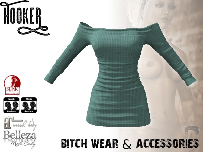 Shoulder Ruched Dress (15 colors) Mesh