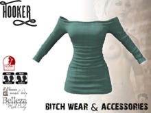 Shoulder Ruched Dress (15 colors) Mesh