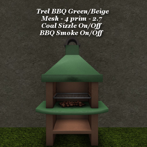 Trel BBQ Green/Beige