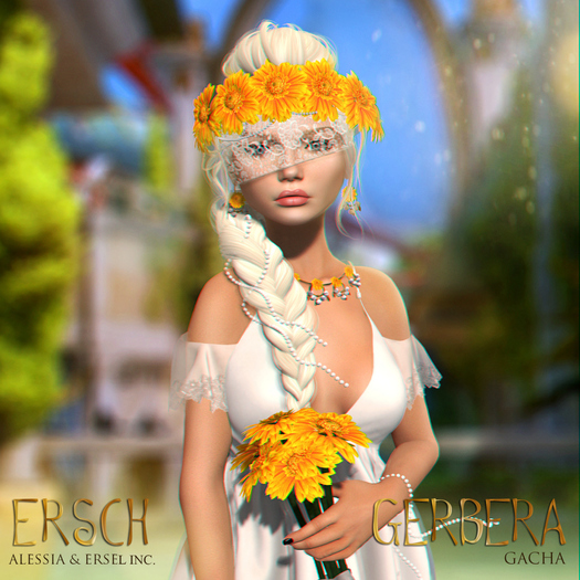 ERSCH - Gerbera GACHA Earrings 01