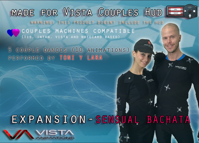 VISTA ANIMATIONS-MOCAP COUPLES ADDON SENSUAL BACHATA-boxed