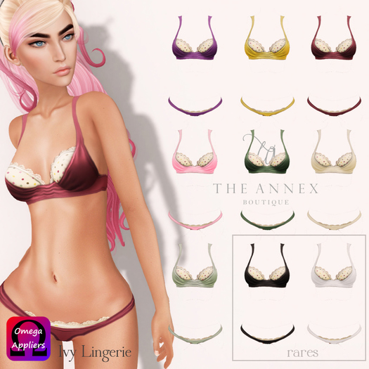 The Annex - Ivy Lingerie - Blue